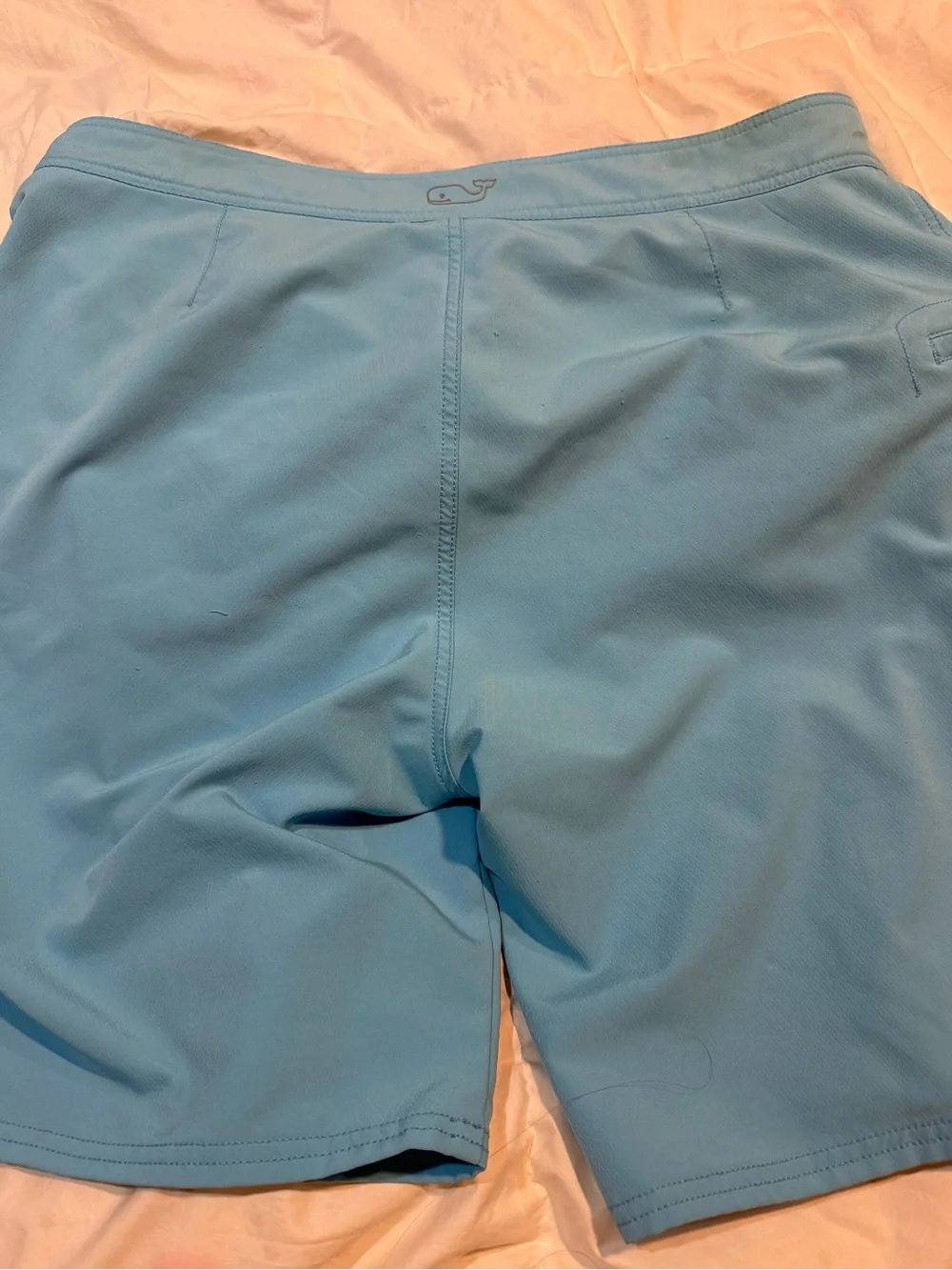 Vineyard Vines Men's Light Blue Swim Trunks.  Size 35. GUC.
